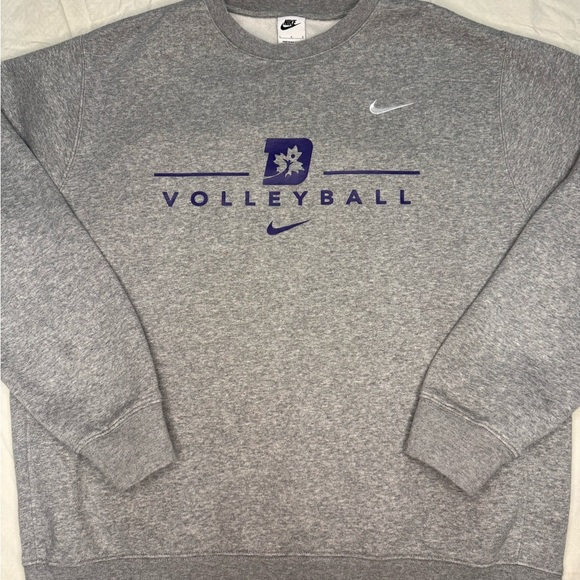 Nike Gray Volleyball Men's Sweater - Picture 1 of 5